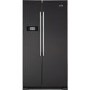 GRADE A2 - Haier HRF-628DN6 570L Frost Free American Fridge Freezer Black