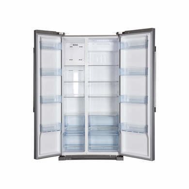 GRADE A2 - Haier HRF-628DN6 570L Frost Free American Fridge Freezer Black