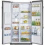 GRADE A2 - Haier HRF-628IN6 2-Door A+ Side By Side American Fridge Freezer With Ice And Water Dispenser Obsidian Black