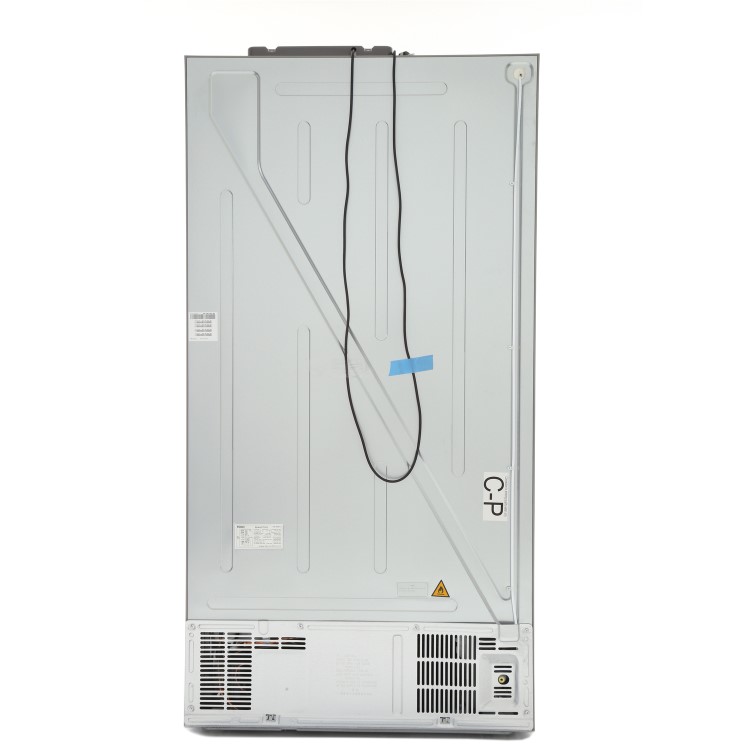 GRADE A3 - Haier HRF-628IN6 2-Door A+ Side By Side American Fridge Freezer With Ice And Water Dispenser Obsidian Black