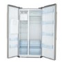 GRADE A3 - Haier HRF-628IN6 2-Door A+ Side By Side American Fridge Freezer With Ice And Water Dispenser Obsidian Black