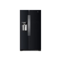 Refurbished Haier HRF-630IB7 Freestanding 555 Litre 60/40 Frost Free American Fridge Freezer Black
