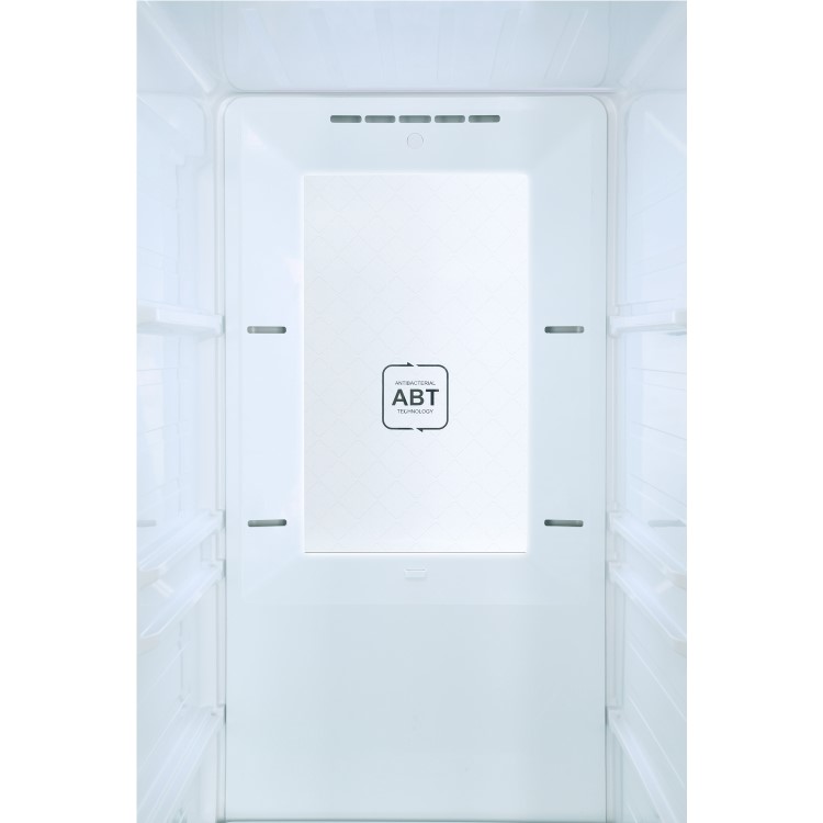 Haier HRF-800DGS8 1m Wide Side-by-side American Fridge Freezer - Titanium Glass