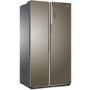 Haier HRF-800DGS8 1m Wide Side-by-side American Fridge Freezer - Titanium Glass