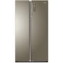 Haier HRF-800DGS8 1m Wide Side-by-side American Fridge Freezer - Titanium Glass