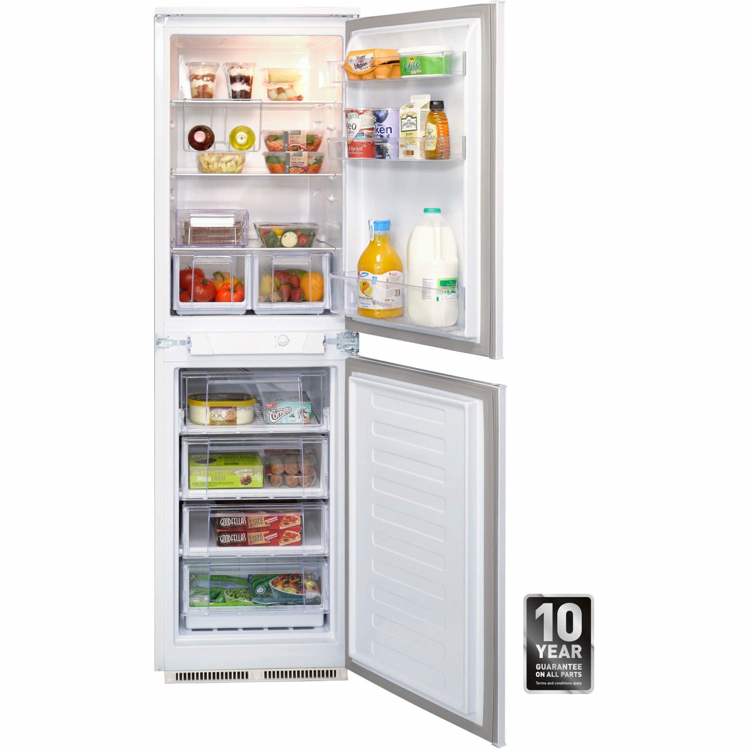 Hotpoint HRF3114 5050 Static Integrated Fridge Freezer Appliances Direct