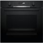 Bosch Series 6 Electric Self Cleaning Single Oven with Home Connect - Black