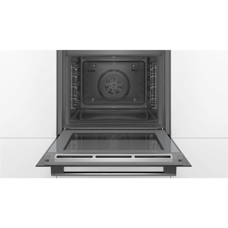 Bosch Series 6 Electric Self Cleaning Single Oven with Home Connect - Black