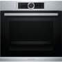 Bosch HRG635BS1B Serie 8 Multifunction Single Oven With Added Steam Function - Stainless Steel