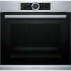 GRADE A1 - Bosch HRG675BS1B Serie 8 Electric Built-in Single Oven With Added Steam - Stainless Steel