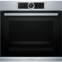 Bosch HRG675BS1B Serie 8 Electric Built-in Single Oven With Added Steam - Stainless Steel