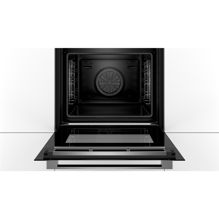 GRADE A1 - Bosch HRG675BS1B Serie 8 Electric Built-in Single Oven With Added Steam - Stainless Steel