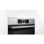 GRADE A2 - Bosch HRG675BS1B Serie 8 Electric Built-in Single Oven With Added Steam - Stainless Steel