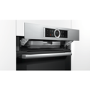 Bosch HRG675BS1B Serie 8 Electric Built-in Single Oven With Added Steam - Stainless Steel