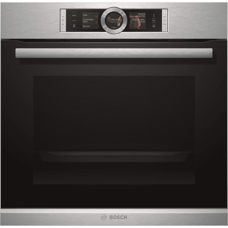 Bosch HRG6769S2B 15 Function Electric Built-in Single Oven Stainless Steel With Colour Touch Control