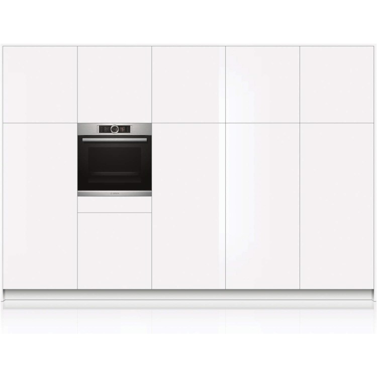 Bosch HRG6769S2B 15 Function Electric Built-in Single Oven Stainless Steel With Colour Touch Control