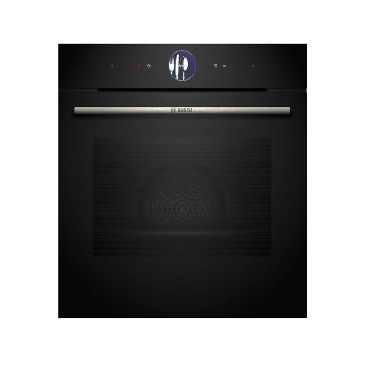 Bosch Series 8 Electric Self Cleaning Single Oven - Black