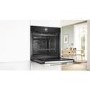 Bosch Series 8 Electric Self Cleaning Single Oven - Black