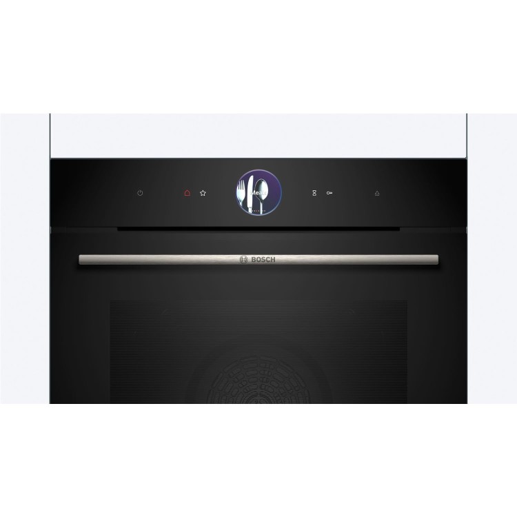 Bosch Series 8 Electric Self Cleaning Single Oven - Black