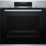 GRADE A1 - Bosch HRS538BS6B Serie 6 Electric Single Oven With Added Steam - Stainless Steel