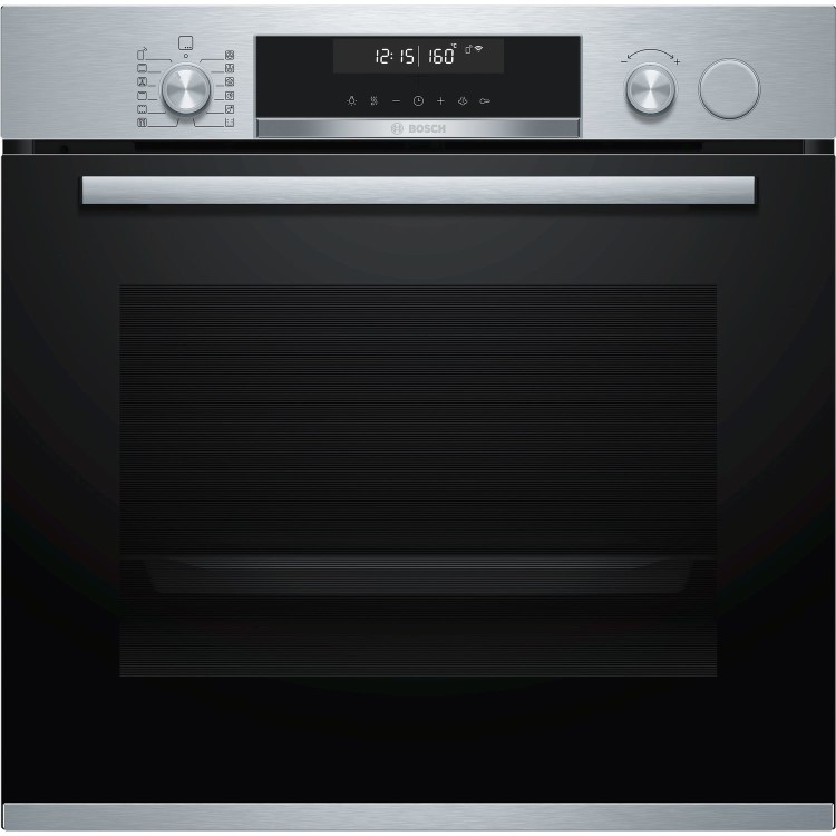 GRADE A1 - Bosch HRS538BS6B Serie 6 Electric Single Oven With Added Steam - Stainless Steel