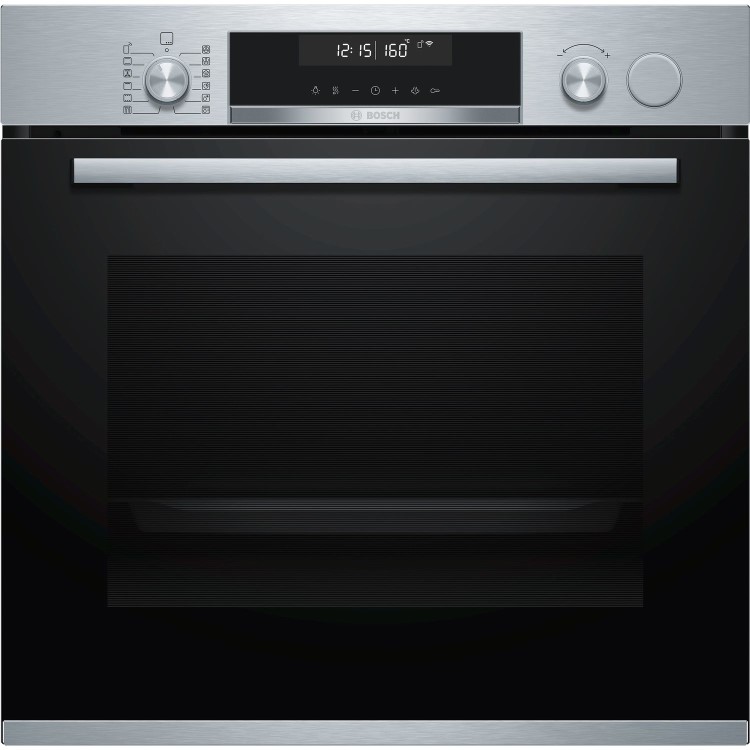 GRADE A2 - Bosch HRS578BS6B Serie 6 Added Steam Multifunction Electric Built-in Single Oven - Stainless Steel