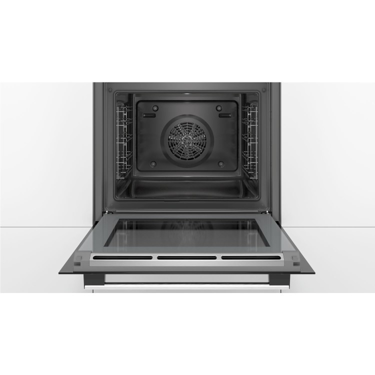 GRADE A2 - Bosch HRS578BS6B Serie 6 Added Steam Multifunction Electric Built-in Single Oven - Stainless Steel