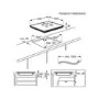 Refurbished AEG 3000 Series HRX64360C 60cm 4 Zone Ceramic Hob Black
