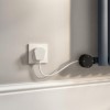 Light Grey Electric Horizontal Designer Radiator 0.6kW with Wifi Thermostat - H600xW590mm - IPX4 Bathroom Safe