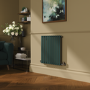 Sorrento Evergreen Horizontal Oval Designer Radiator 600x590mm Single Panel 1576 BTU