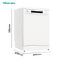 Hisense Hygiene Freestanding Dishwasher - Smart Wi-Fi, C-Rated, White