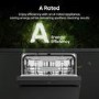 Hisense Hi6 Freestanding Dishwasher - Inverter Motor A-Rated Black