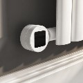 Refurbished White Electric Horizontal Designer Radiator 2kW with Wifi Thermostat - H600xW1416mm - IPX4 Bathroom Safe