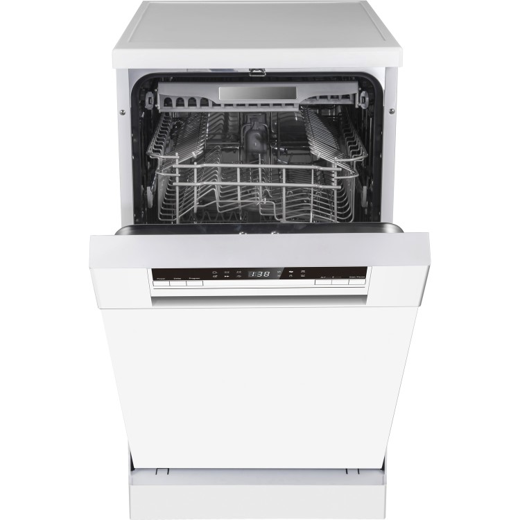 GRADE A2 - Hisense Slimline Freestanding Dishwasher - White