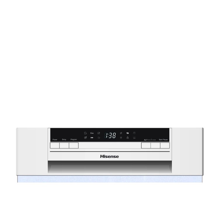 GRADE A2 - Hisense Slimline Freestanding Dishwasher - White