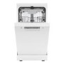Hisense Freestanding Slimline Dishwasher - Auto Dry C-Rated White