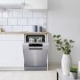 Refurbished Hisense HS523E15XUK 10 Place Freestanding Slimline Dishwasher Stainless Steel