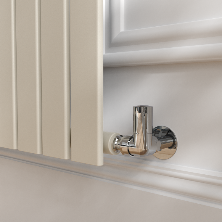 Riace Linen Horizontal Flat Designer Radiator 600x408mm Single Panel 953 BTU