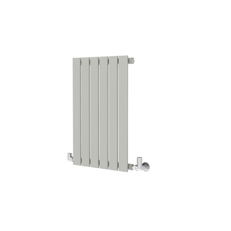 Riace Smoked Stone Horizontal Flat Designer Radiator 600x408mm Single Panel 953 BTU