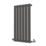 Riace Anthracite Horizontal Flat Designer Radiator 800x408mm Single Panel 953 BTU
