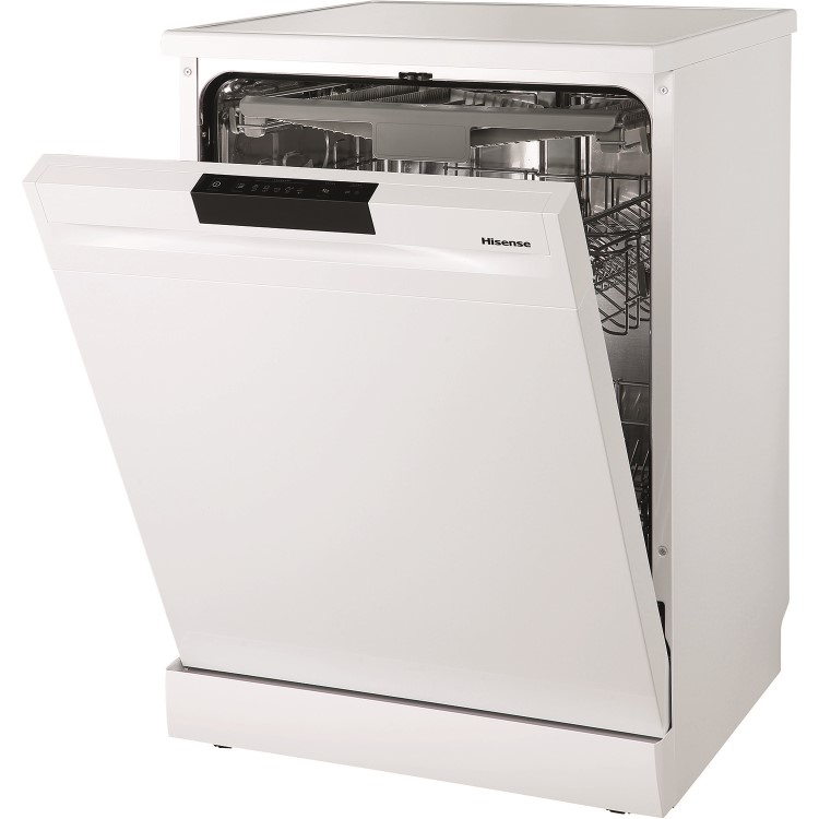 Refurbished Hisense HS620D10WUK 14 Place Freestanding Dishwasher White