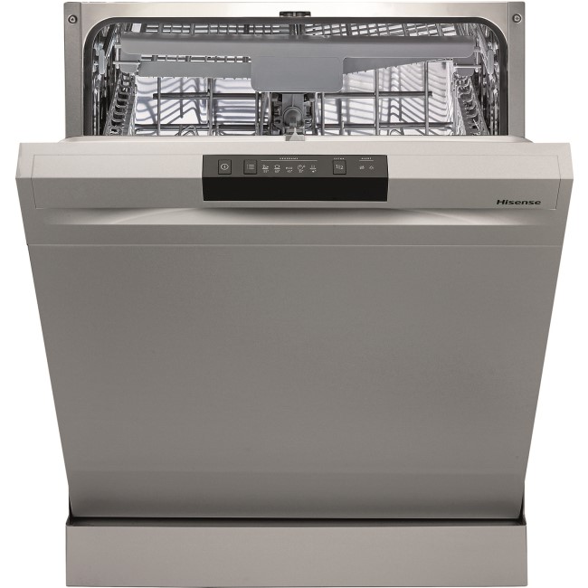 Hisense 14 Place Settings Freestanding Dishwasher Stainless Steel