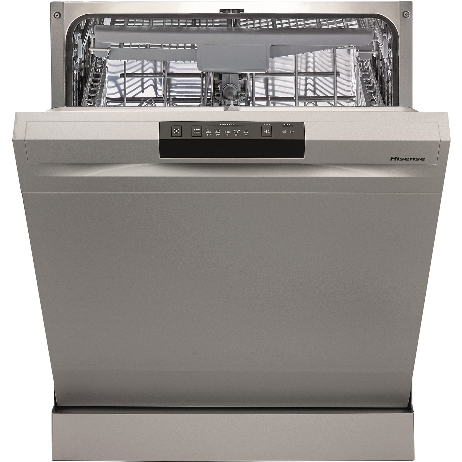 Hisense 14 Place Settings Freestanding Dishwasher - Silver