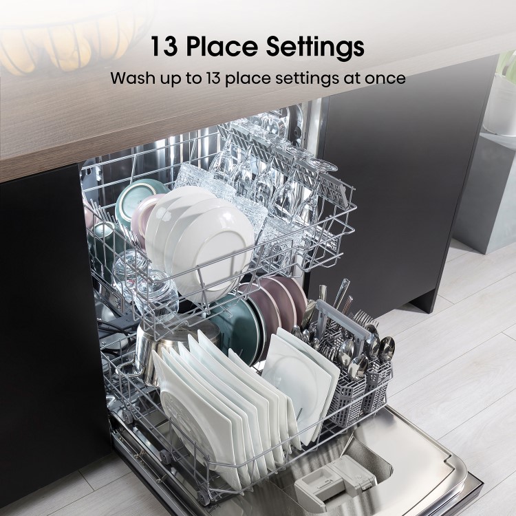 Hisense Hi4 Freestanding Dishwasher - E-rated, Black