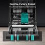 Hisense Freestanding Dishwasher - E-rated, Black