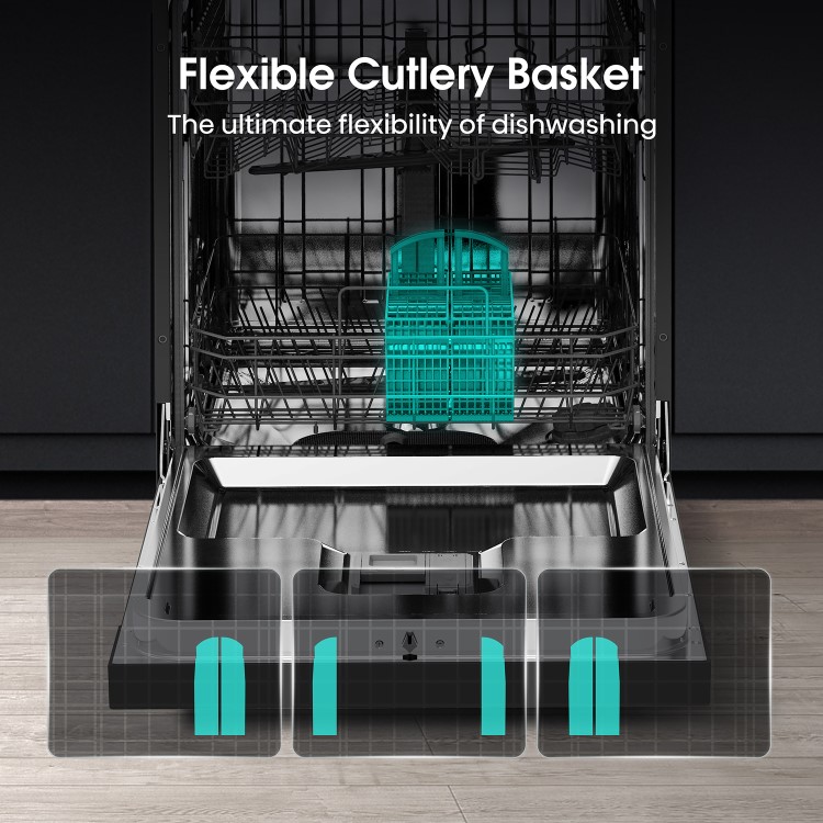 Hisense Freestanding Dishwasher - E-rated, Black