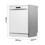 Hisense Freestanding Dishwasher - E-rated, White