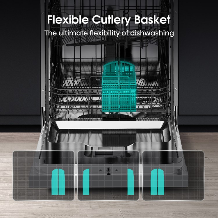 Hisense Freestanding Dishwasher - E-rated, White