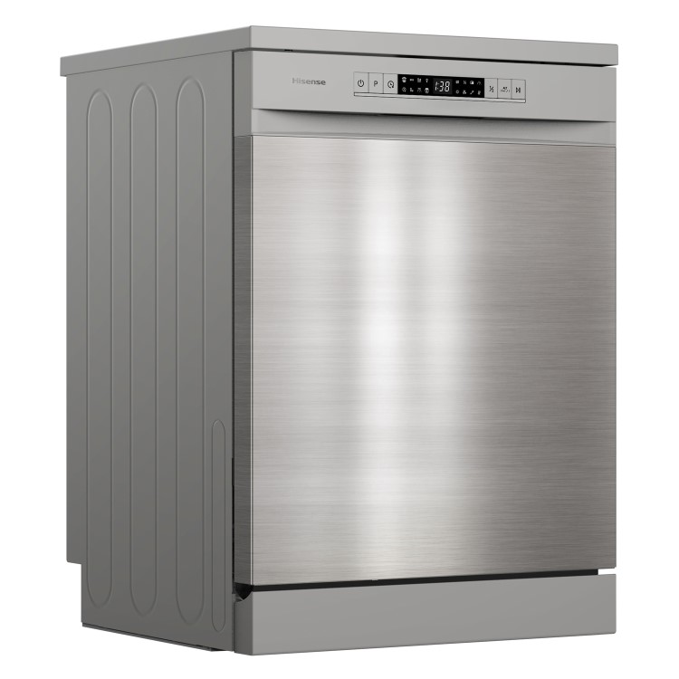 Hisense Freestanding Dishwasher - E-rated, Stainless Steel
