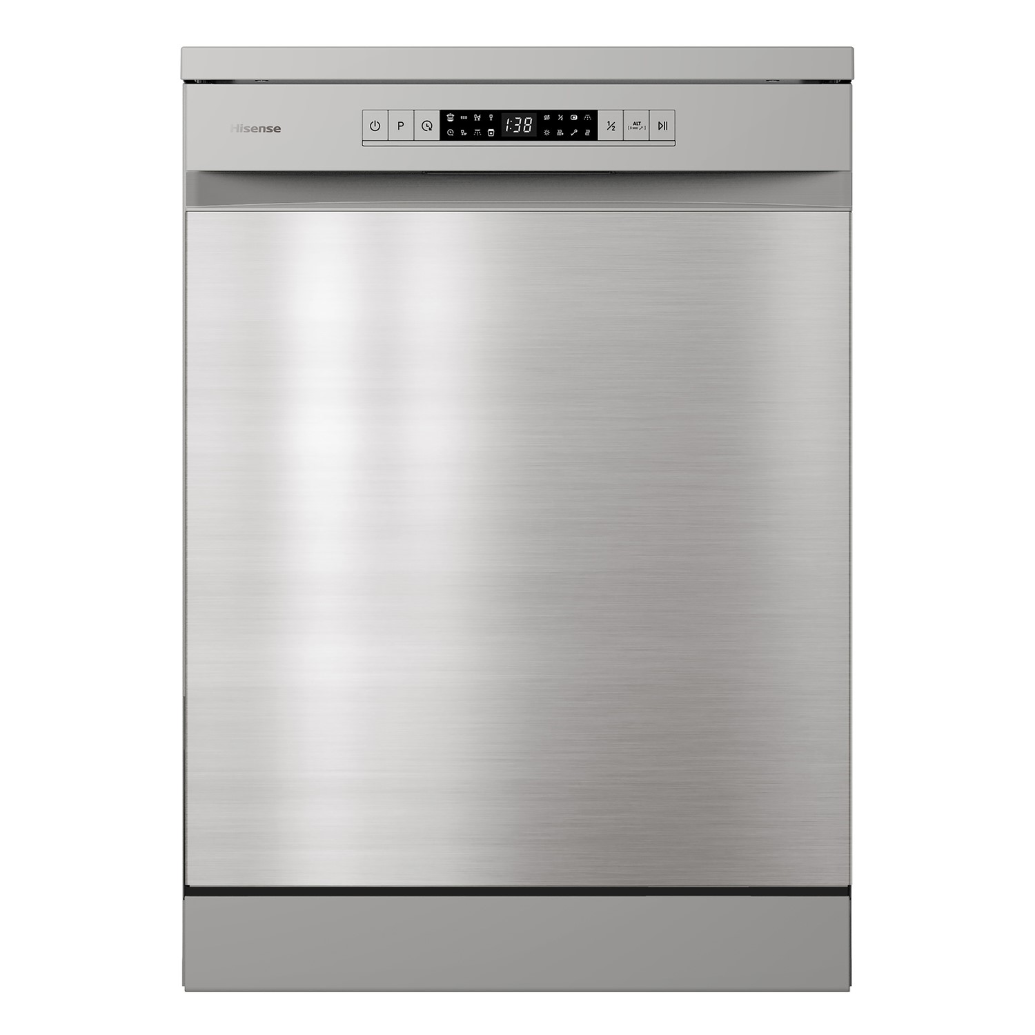 Hisense Hi4 Freestanding Dishwasher - E-rated Stainless Steel